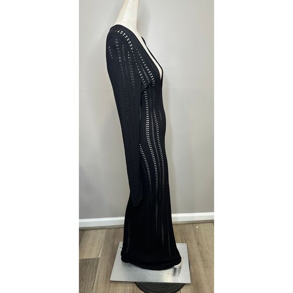 Ronny Kobo Sai V-Neck Knit Maxi Dress Size Large $538 - Picture 9 of 10